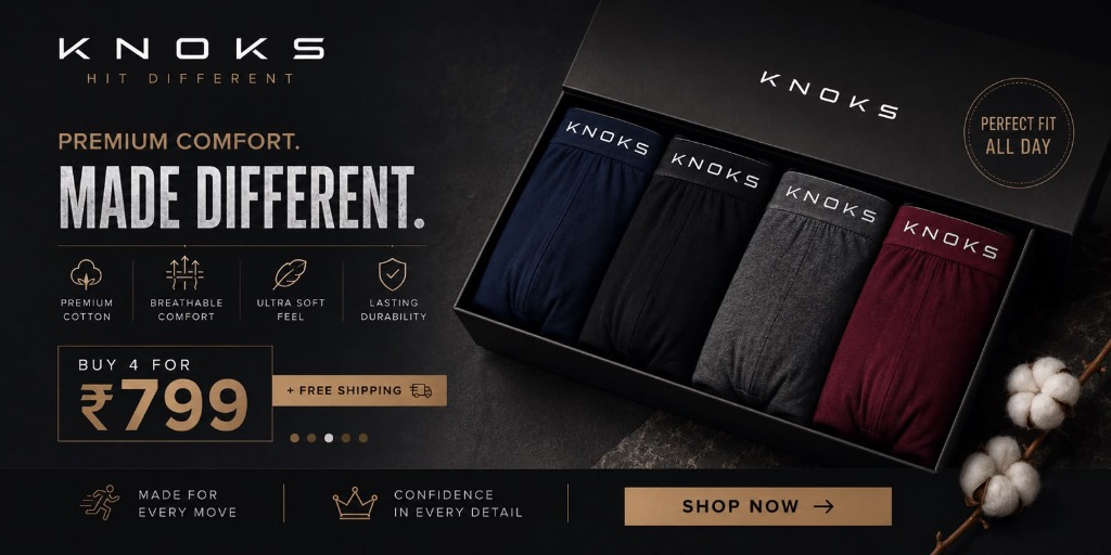 KNOKS Pack - Buy 4 for ₹799